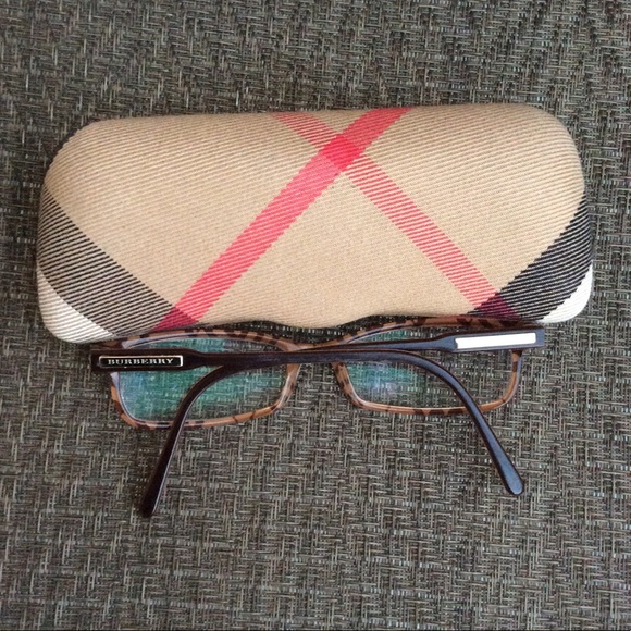 Burberry Brown Rectangle Optical Eyeglasses Frames - Picture 7 of 11